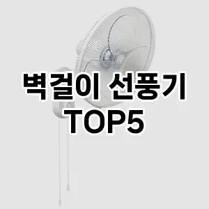 인기 많은 벽걸이 선풍기 추천 TOP 5!!