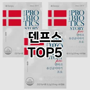 잘 팔리는 덴프스 추천 TOP 5!!