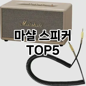 후기 좋은 마샬 스피커 추천 TOP 5!!