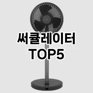 후기 좋은 써큘레이터 추천 TOP 5!!